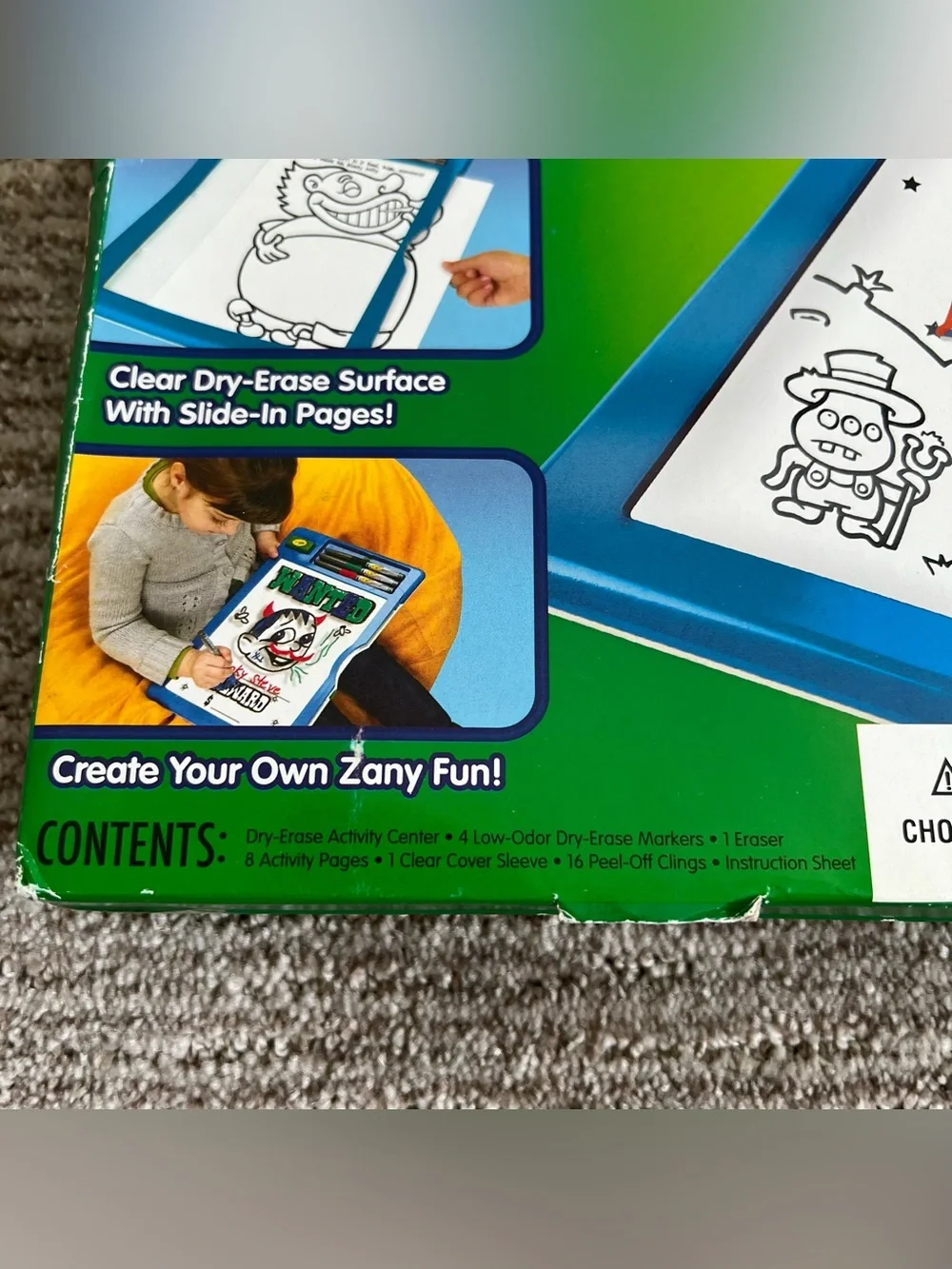 NWT Crayola Dry-Erase Activity Center Zany Play